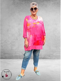 Frenzi 4U Tuniek Shirt Pink Multi